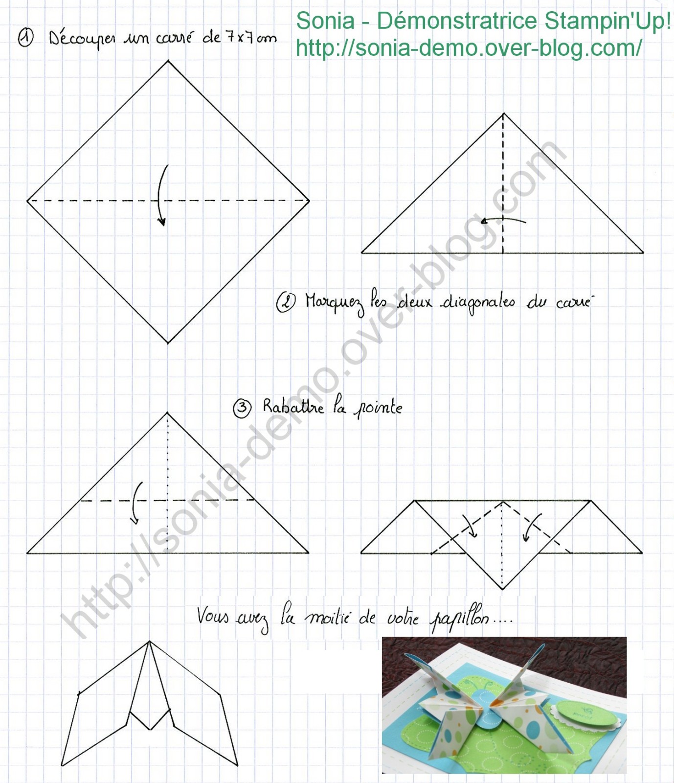 comment faire un papillon en origami 3d