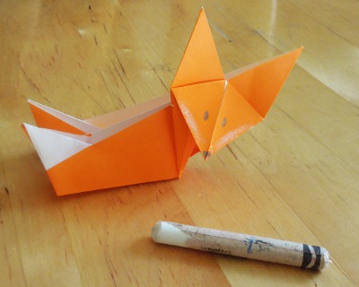 comment faire un renard en papier