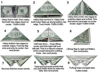 cool money origami instructions