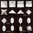 Cube papier origami