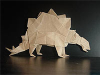 dinozaury origami