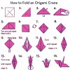 Diy origami crane