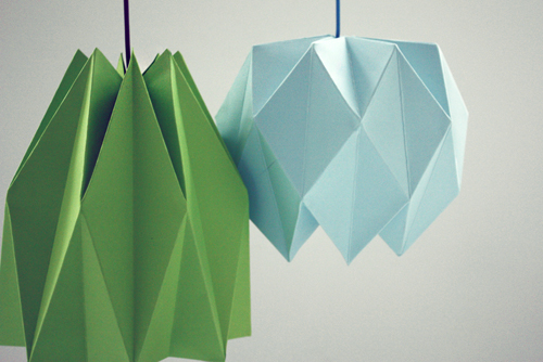 diy origami lamp