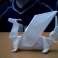 Dragon en papier pliage