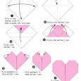 Easy heart origami