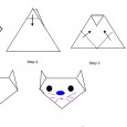 Easy origami cat instructions