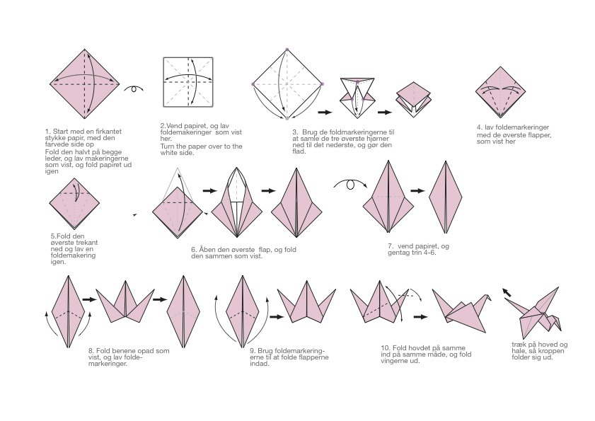 easy origami crane instructions