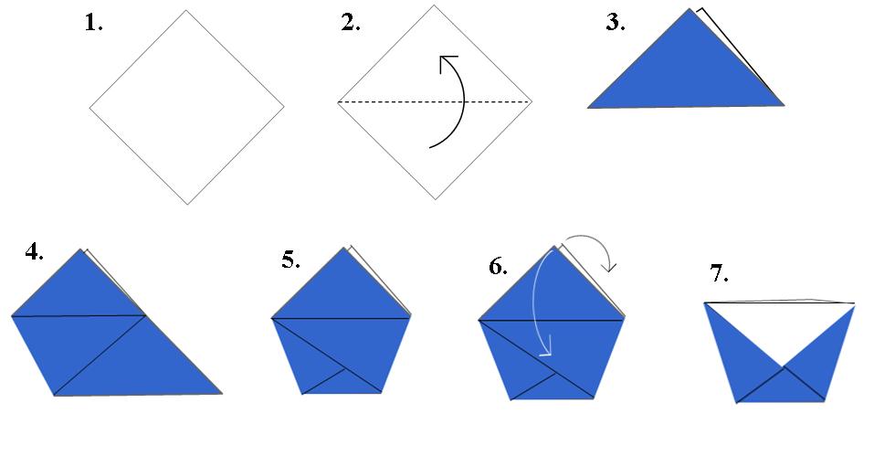 easy origami cup