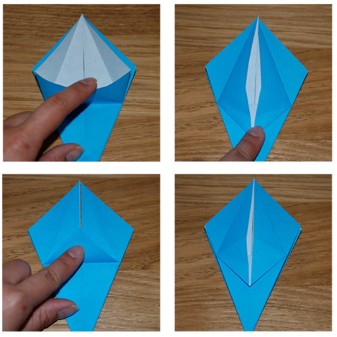 easy origami flower lily