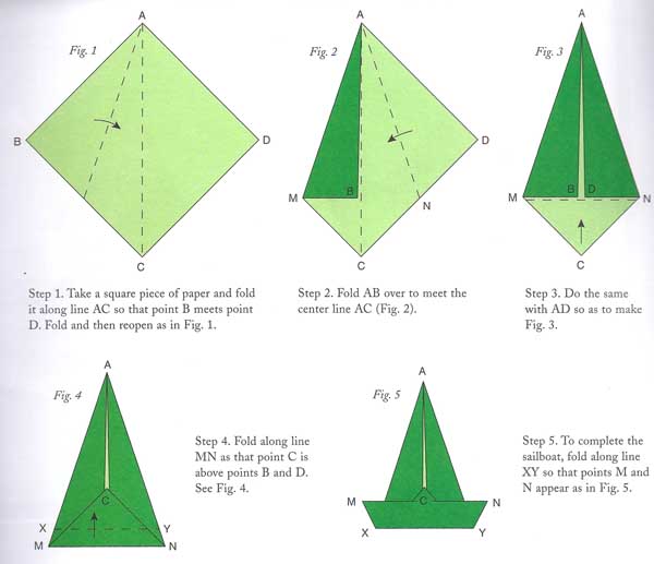 easy origami for kids boat
