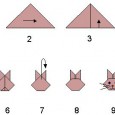 Easy origami rabbit