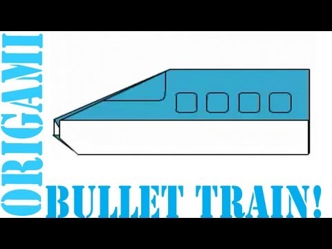 easy origami train