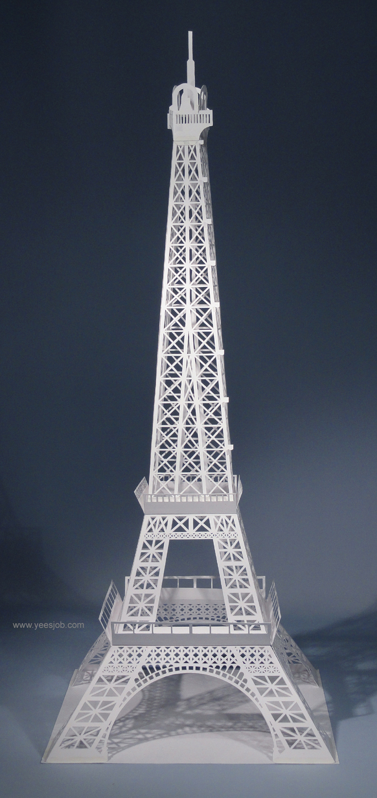 eiffel tower origami