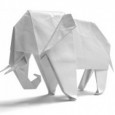 Elefante origami