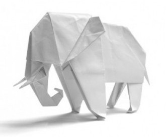 elefante origami