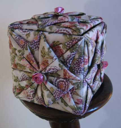 fabric origami box