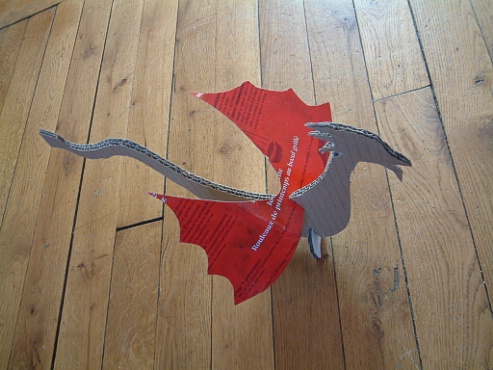 fabriquer un dragon en papier