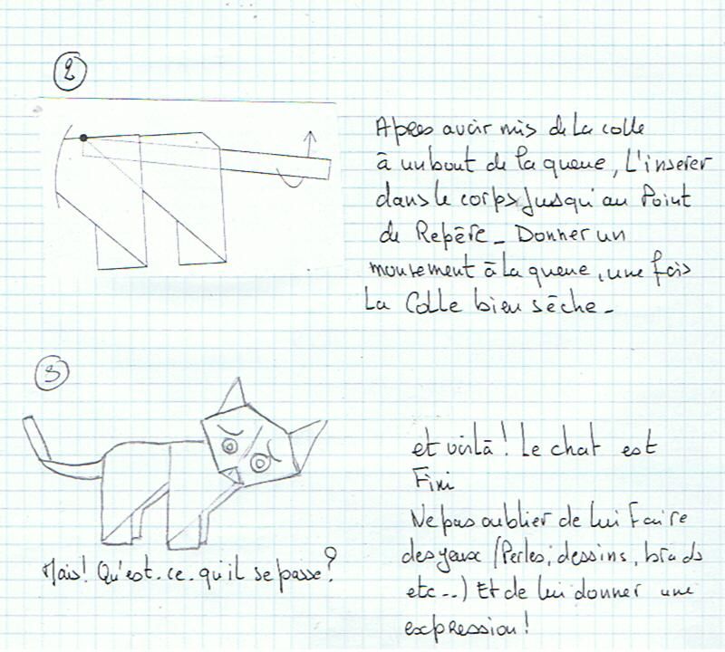 faire un chat en origami