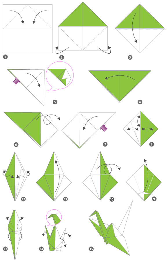 faire une cocotte en origami