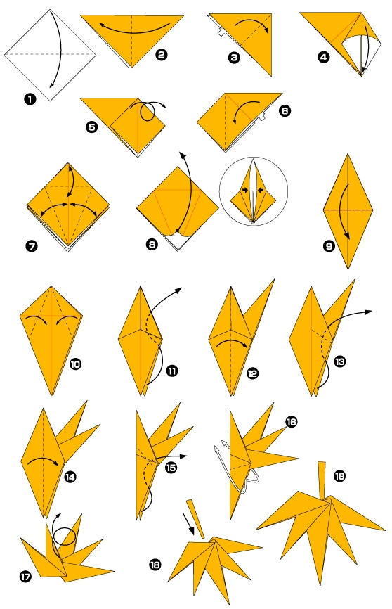 feuille d'origami