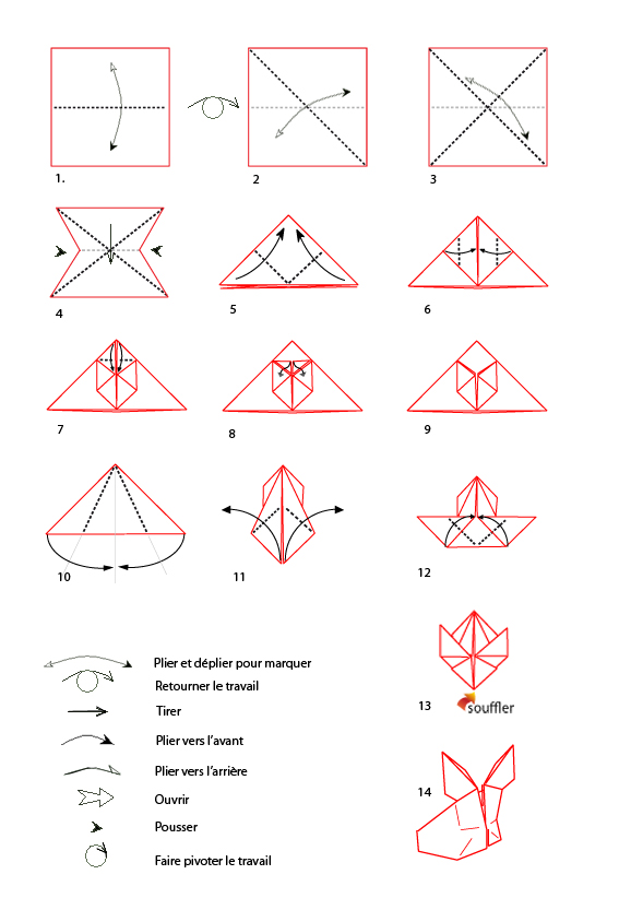 fiche origami a imprimer