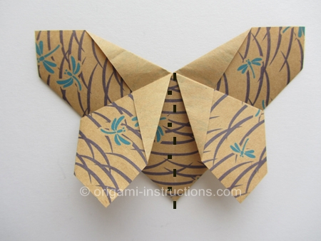 flat origami butterfly