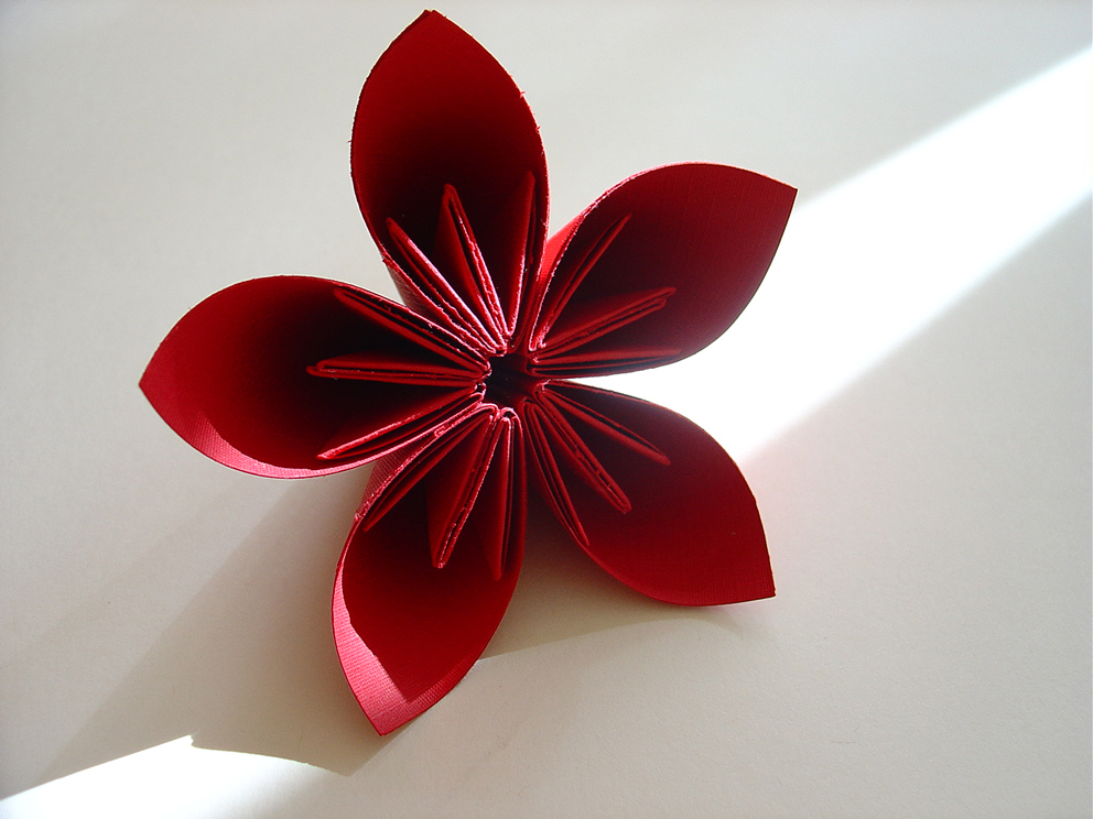 flor de origami