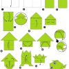 Grenouille sauteuse origami facile