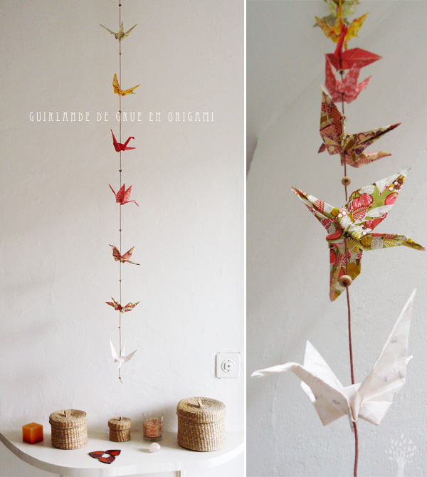 guirlande origami tuto