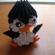 How to make 3d origami penguin step by step