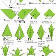 How to make a frog origami