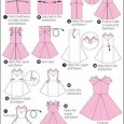 How to make a origami dress