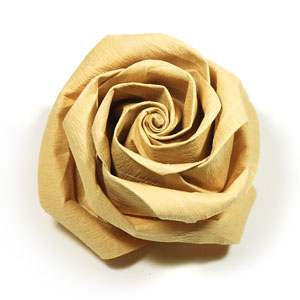 how to make an origami kawasaki rose