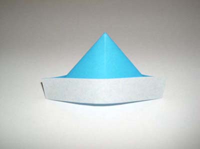 how to origami hat