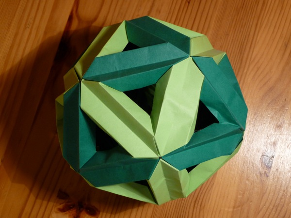 icosahedron origami