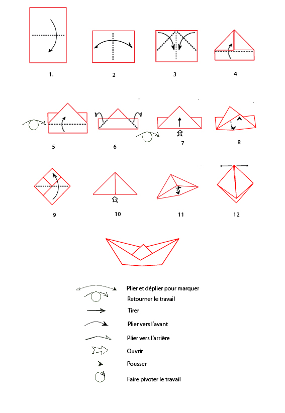 imprimer origami