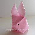 Inflatable origami bunny