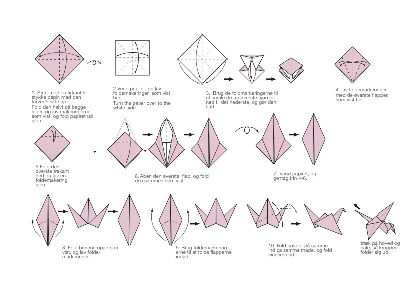 instructions origami
