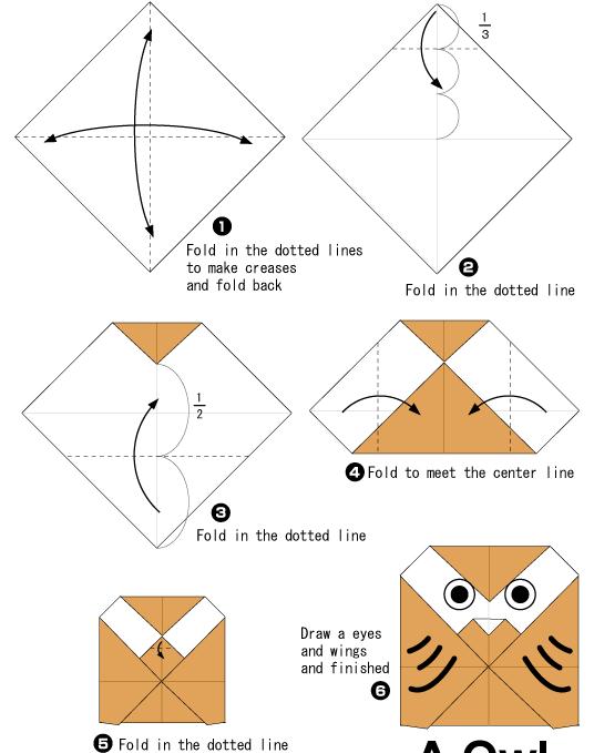 kids origami instructions