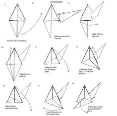 kunai en papier origami