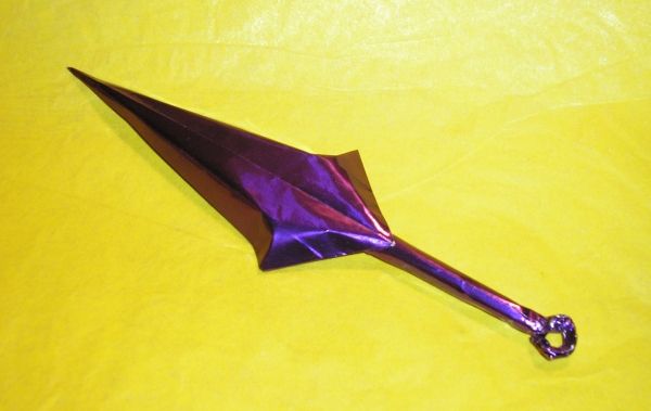 kunai naruto origami