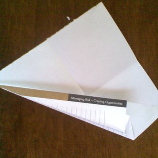 kunai origami paso a paso
