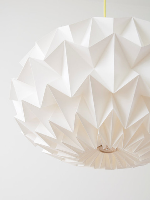 lampe en papier origami