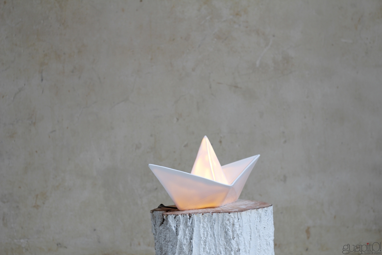 lampe origami bateau