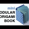 Mini modular origami book
