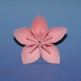 Modular origami flower