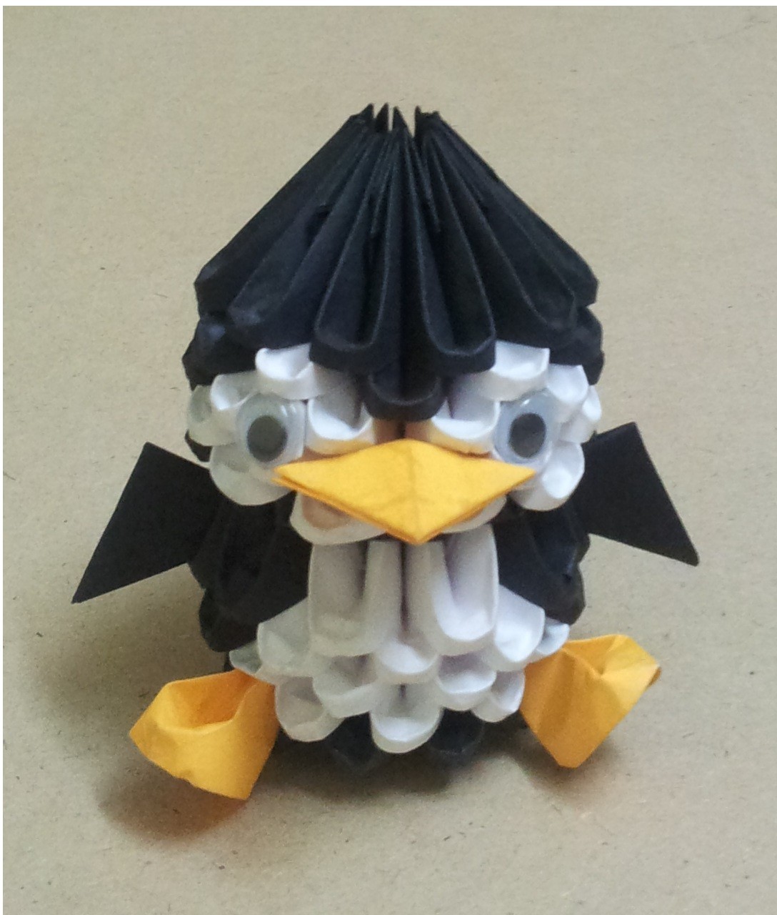 modular origami penguin