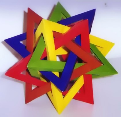 modular origami tetrahedron