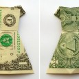 Money origami dress instructions