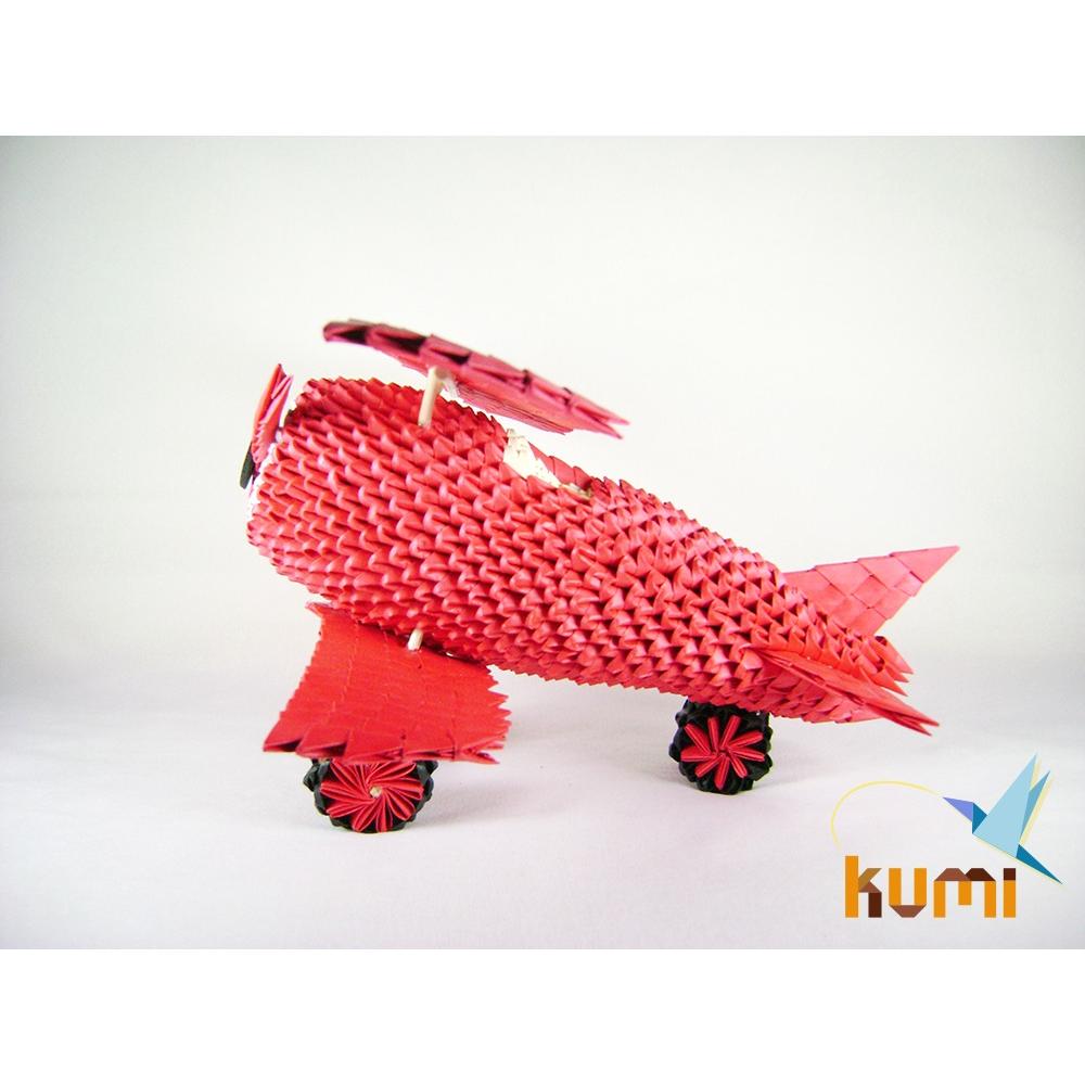 origami 3d avion